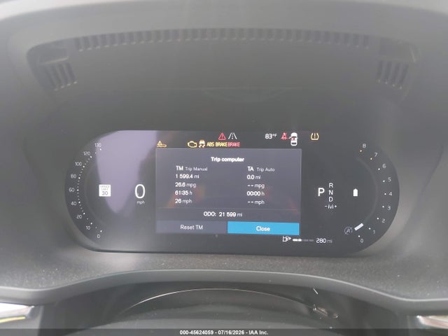 45624059 :رقم المزاد ، YV4L12RK0R1822280 vin ، 2024 Volvo Xc60 B5 Core Dark Theme مزاد بيع