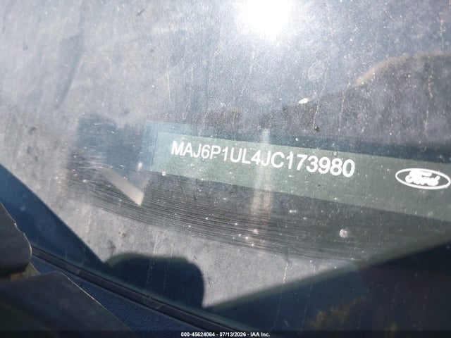 Aukcja sprzedaży 2018 Ford Ecosport Se, vin: MAJ6P1UL4JC173980, numer aukcji: 45624064