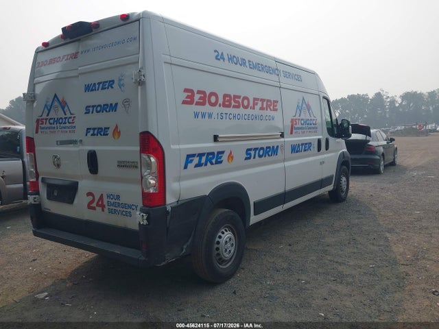 45624115 :رقم المزاد ، 3C6LRVDG3SE557588 vin ، 2025 Ram Promaster 2500 Tradesman High Roof 159 Wb W/pass Seat مزاد بيع
