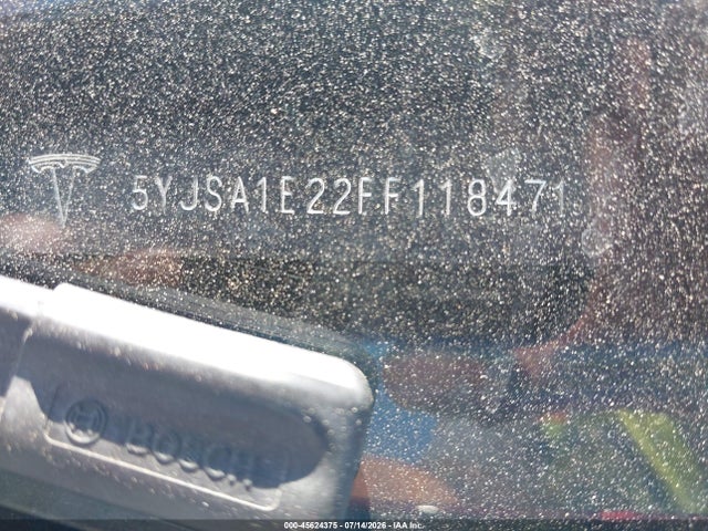 Aukcja sprzedaży 2015 Tesla Model S 70d/85d/p85d, vin: 5YJSA1E22FF118471, numer aukcji: 45624375