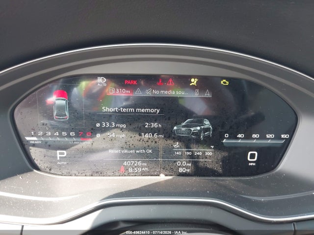 Продаж на аукціоні авто 2022 Audi Q5 Premium Plus 45 Tfsi S Line Quattro S Tronic, vin: WA1EAAFY1N2041457, номер лоту: 45624410