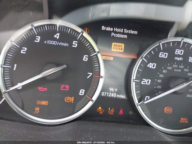 45624418 :رقم المزاد ، 5J8YD4H58LL019544 vin ، 2020 Acura Mdx Technology Package مزاد بيع