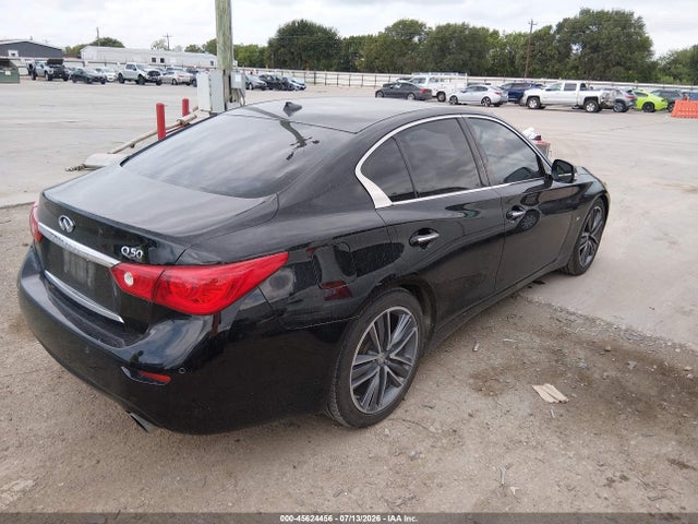 45624456 :رقم المزاد ، JN1BV7AP9EM671930 vin ، 2014 Infiniti Q50 Premium مزاد بيع