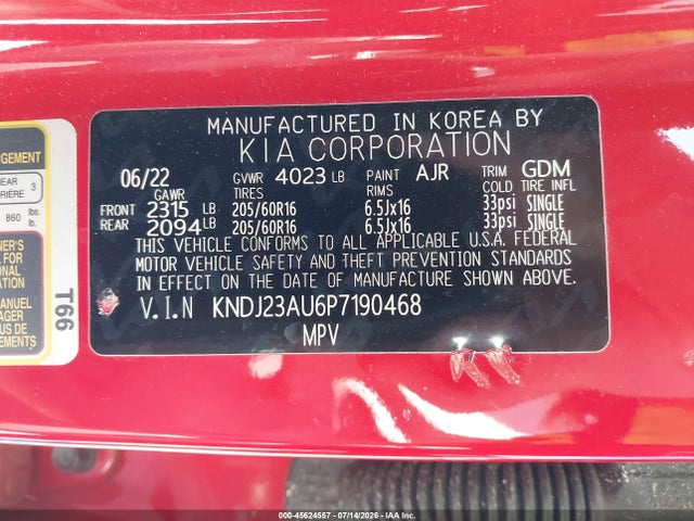 KIA SOUL LX 2023 KNDJ23AU6P7190468 Image 9