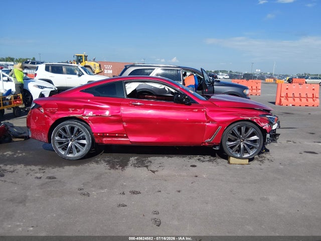 2020 Infiniti Q60 Red Sport 400 Awd მანქანა იყიდება აუქციონზე, vin: JN1FV7ELXLM460354, აუქციონის ნომერი: 45624582