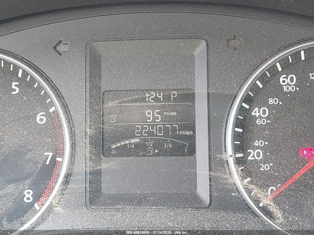 2013 Volkswagen Jetta 2.5l Se მანქანა იყიდება აუქციონზე, vin: 3VWDP7AJ4DM257319, აუქციონის ნომერი: 45624800