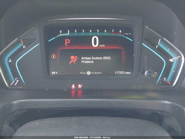 5FNRL6H70KB105256 Honda Odyssey Ex-l