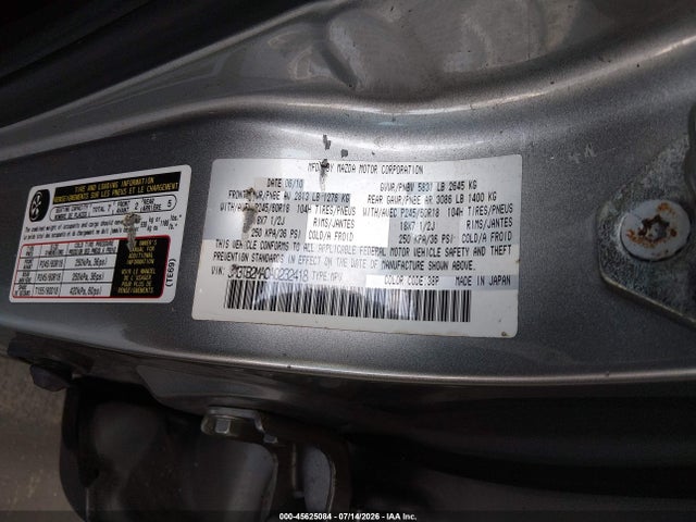 2010 Mazda Cx-9 Sport მანქანა იყიდება აუქციონზე, vin: JM3TB2MA0A0232418, აუქციონის ნომერი: 45625084