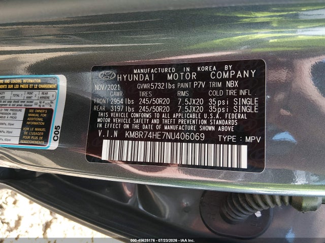 Hyundai Palisade Calligraphy 2022 KM8R74HE7NU406069 Image 9
