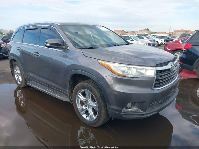Toyota Highlander Limited V6 2015 5TDDKRFH6FS073277 zdjęcie główne