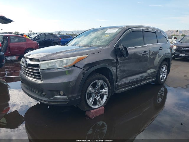 Toyota Highlander Limited V6 2015 5TDDKRFH6FS073277 Image 2