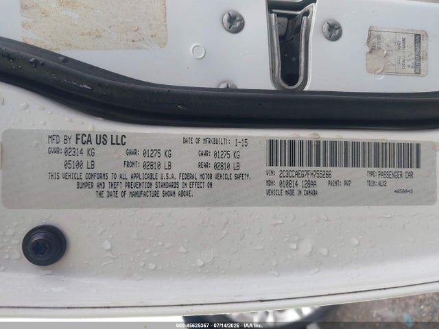 2C3CCAEG7FH755266 Chrysler 300C