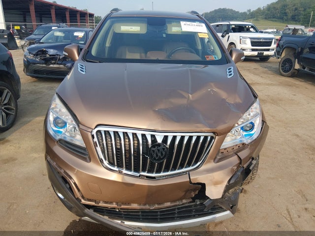 2016 Buick Encore Leather მანქანა იყიდება აუქციონზე, vin: KL4CJGSB9GB587227, აუქციონის ნომერი: 45625489