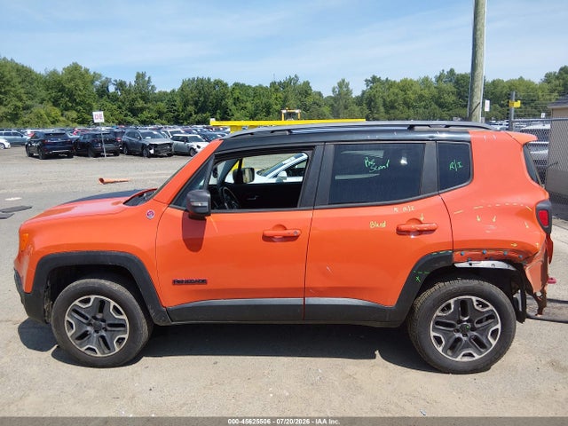 Продажа на аукционе авто 2015 Jeep Renegade Trailhawk, vin: ZACCJBCT0FPB64656, номер лота: 45625506