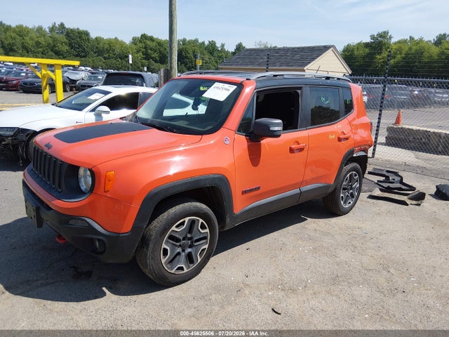 Продажа на аукционе авто 2015 Jeep Renegade Trailhawk, vin: ZACCJBCT0FPB64656, номер лота: 45625506