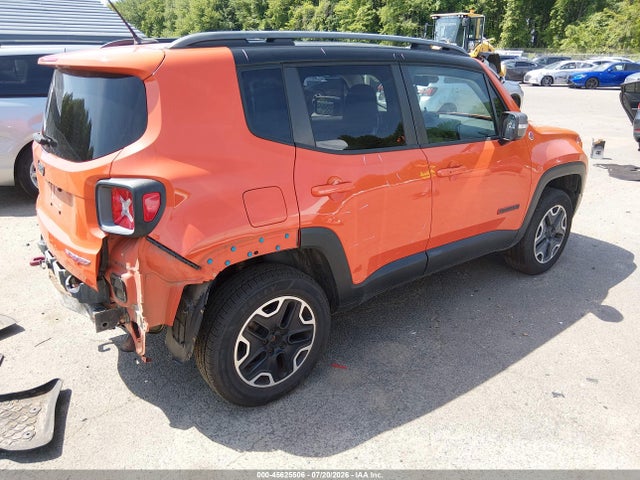 Продажа на аукционе авто 2015 Jeep Renegade Trailhawk, vin: ZACCJBCT0FPB64656, номер лота: 45625506