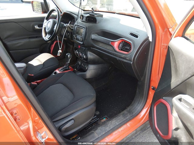Продажа на аукционе авто 2015 Jeep Renegade Trailhawk, vin: ZACCJBCT0FPB64656, номер лота: 45625506