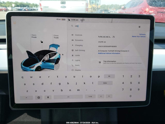 Aukcja sprzedaży 2023 Tesla Model 3 Rear-wheel Drive, vin: 5YJ3E1EA0PF491610, numer aukcji: 45625644