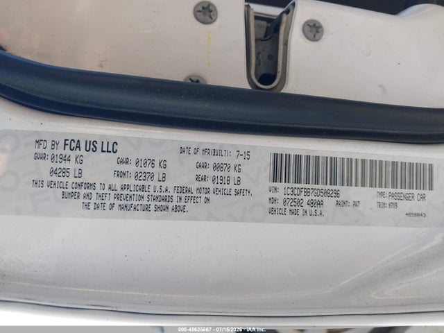 1C3CDFBB7GD508296 Dodge DART SXT