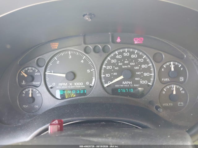 45625729 :رقم المزاد ، 1GKCS18W61K171867 vin ، 2001 Gmc Jimmy Sls مزاد بيع