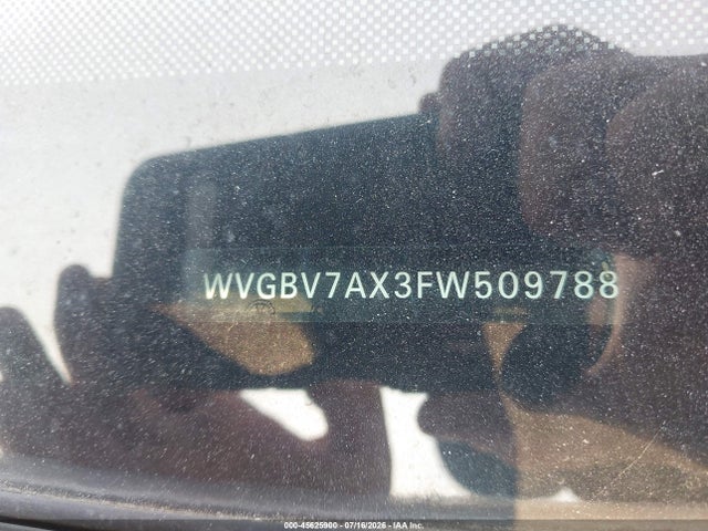 2015 Volkswagen Tiguan Sel მანქანა იყიდება აუქციონზე, vin: WVGBV7AX3FW509788, აუქციონის ნომერი: 45625900