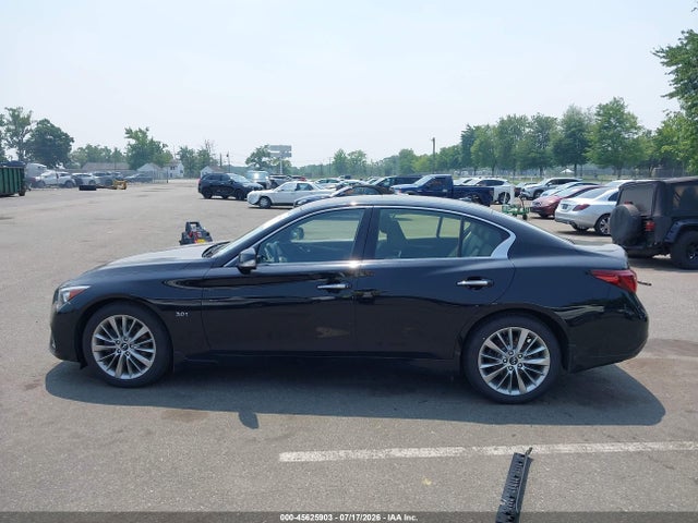2019 Infiniti Q50 3.0t Luxe მანქანა იყიდება აუქციონზე, vin: JN1EV7AR5KM553223, აუქციონის ნომერი: 45625903