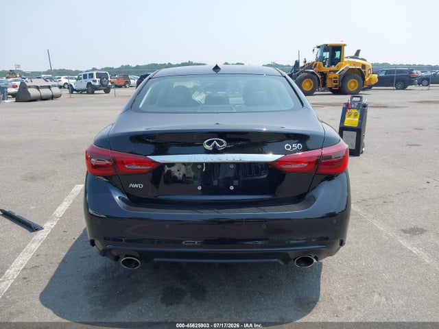 2019 Infiniti Q50 3.0t Luxe მანქანა იყიდება აუქციონზე, vin: JN1EV7AR5KM553223, აუქციონის ნომერი: 45625903