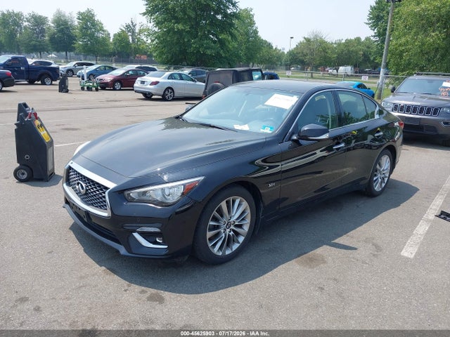 2019 Infiniti Q50 3.0t Luxe მანქანა იყიდება აუქციონზე, vin: JN1EV7AR5KM553223, აუქციონის ნომერი: 45625903