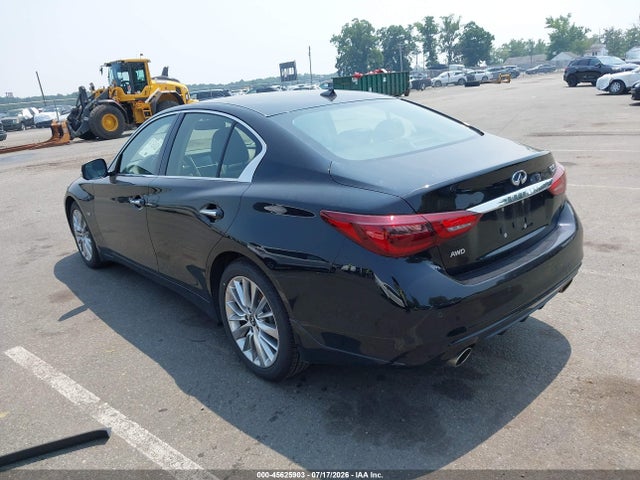 2019 Infiniti Q50 3.0t Luxe მანქანა იყიდება აუქციონზე, vin: JN1EV7AR5KM553223, აუქციონის ნომერი: 45625903
