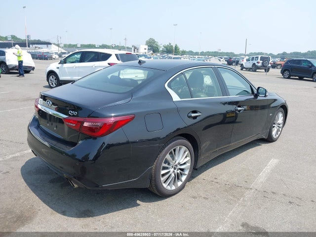 2019 Infiniti Q50 3.0t Luxe მანქანა იყიდება აუქციონზე, vin: JN1EV7AR5KM553223, აუქციონის ნომერი: 45625903
