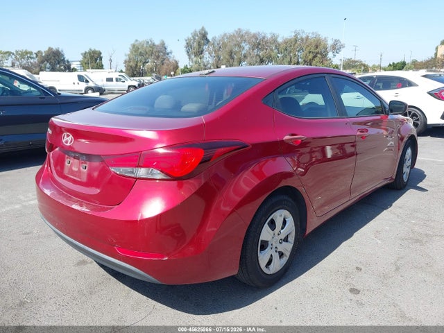 Aukcja sprzedaży 2016 Hyundai Elantra Se, vin: 5NPDH4AE7GH696106, numer aukcji: 45625986