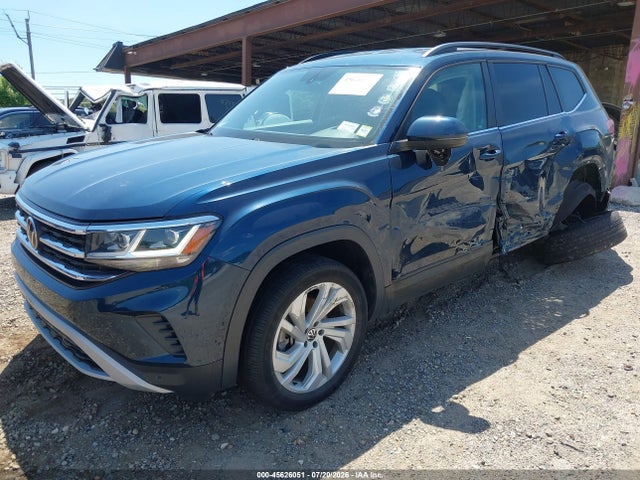 45626051 :رقم المزاد ، 1V2HR2CA1MC587661 vin ، 2021 Volkswagen Atlas 3.6l V6 Se W/technology مزاد بيع