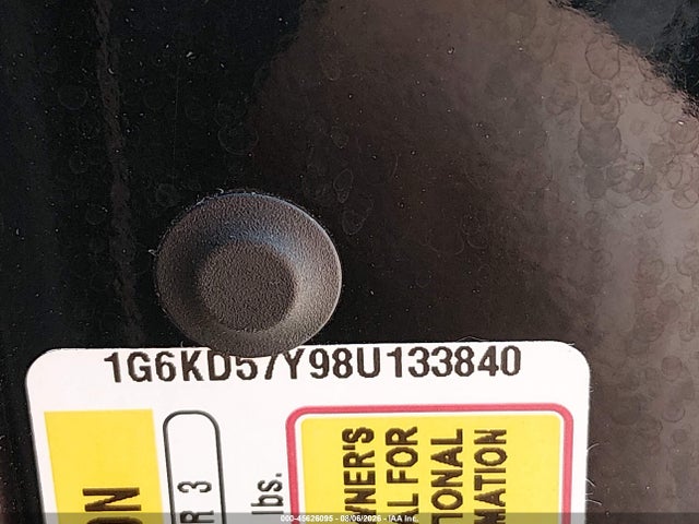 Aukcja sprzedaży 2008 Cadillac Dts 1sa, vin: 1G6KD57Y98U133840, numer aukcji: 45626095