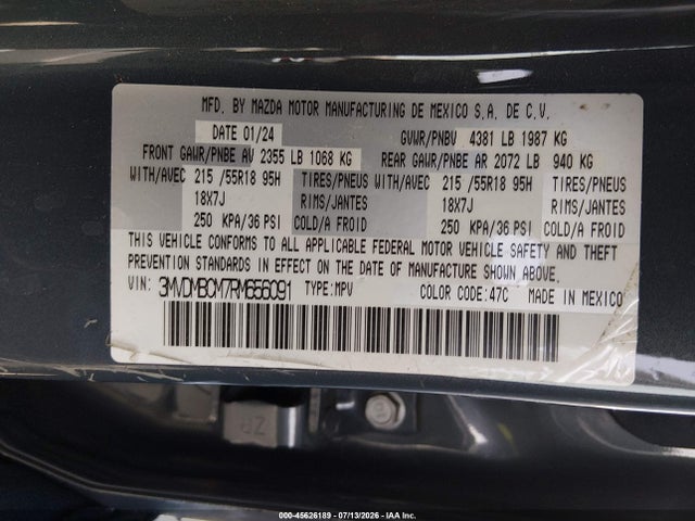 3MVDMBCM7RM656091 Mazda Cx-30 2.5 S Carbon Edition