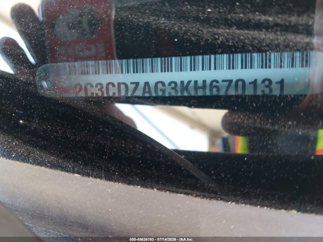 Dodge Challenger Sxt 2019 2C3CDZAG3KH670131 Image 9