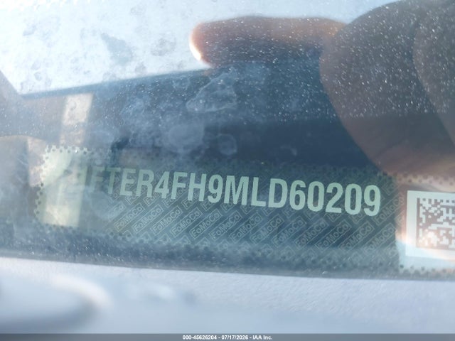 45626204 :رقم المزاد ، 1FTER4FH9MLD60209 vin ، 2021 Ford Ranger Lariat مزاد بيع