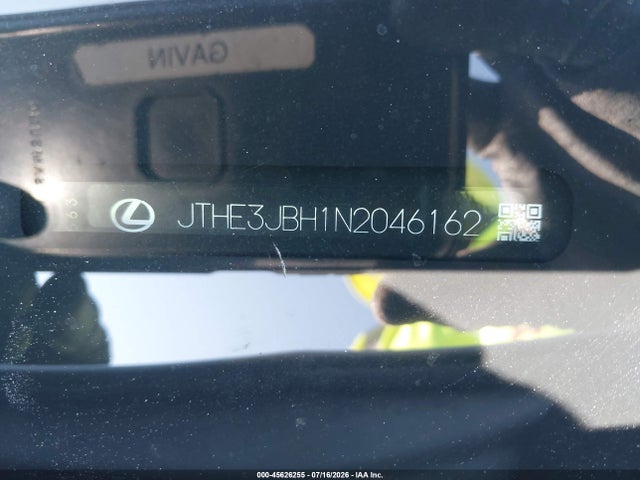 2022 Lexus Ux 200 F Sport მანქანა იყიდება აუქციონზე, vin: JTHE3JBH1N2046162, აუქციონის ნომერი: 45626255