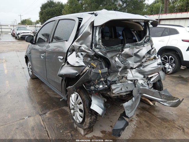 2019 Mitsubishi Mirage Es მანქანა იყიდება აუქციონზე, vin: ML32A3HJ1KH013724, აუქციონის ნომერი: 45626266