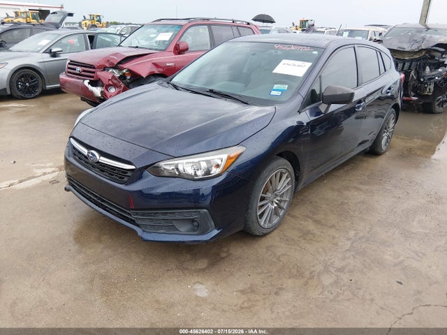 2020 Subaru Impreza 5-door მანქანა იყიდება აუქციონზე, vin: 4S3GTAB66L3716689, აუქციონის ნომერი: 45626402