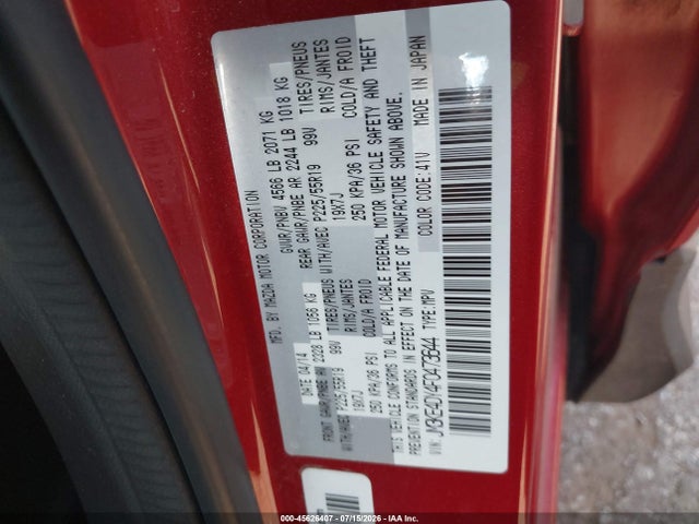 45626407 :رقم المزاد ، JM3KE4DY4F0473644 vin ، 2015 Mazda Cx-5 Grand Touring مزاد بيع