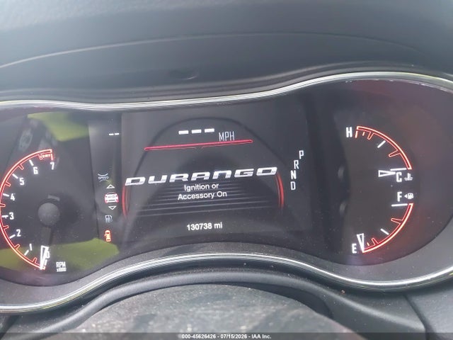 45626426 :رقم المزاد ، 1C4RDHAG5JC290337 vin ، 2018 Dodge Durango Sxt Rwd مزاد بيع
