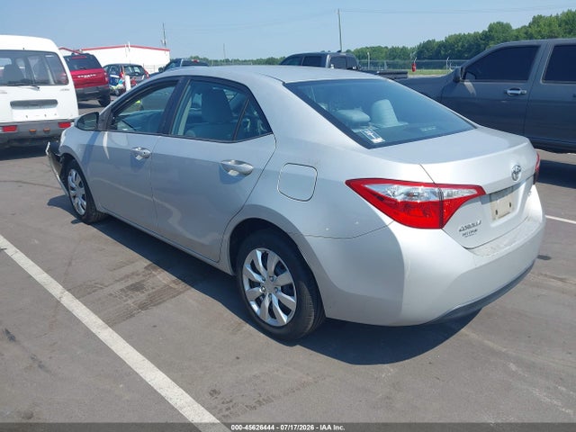 Aukcja sprzedaży 2016 Toyota Corolla Le, vin: 2T1BURHE7GC502134, numer aukcji: 45626444