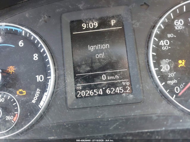 45626460 :رقم المزاد ، 3VW637AJ9DM308253 vin ، 2013 Volkswagen Jetta Hybrid Se مزاد بيع