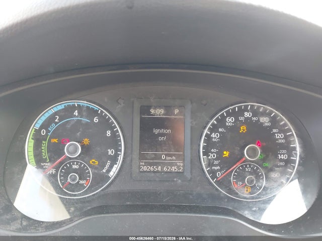 45626460 :رقم المزاد ، 3VW637AJ9DM308253 vin ، 2013 Volkswagen Jetta Hybrid Se مزاد بيع