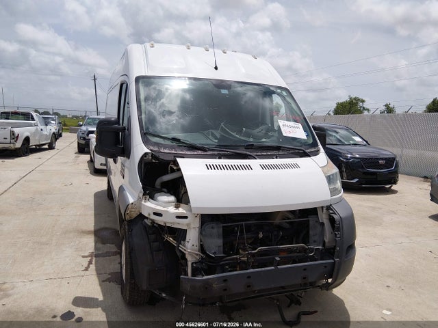 2016 Ram Promaster 2500 High Roof მანქანა იყიდება აუქციონზე, vin: 3C6TRVDG6GE108509, აუქციონის ნომერი: 45626601