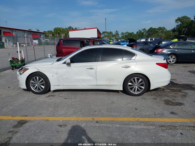 45626623 :رقم المزاد ، JN1BV7AP1EM689273 vin ، 2014 Infiniti Q50 مزاد بيع