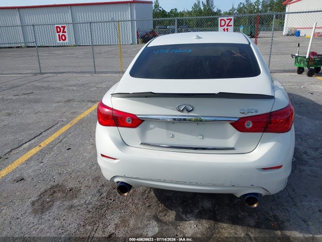45626623 :رقم المزاد ، JN1BV7AP1EM689273 vin ، 2014 Infiniti Q50 مزاد بيع