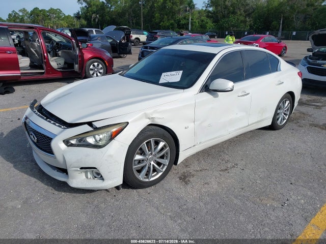 45626623 :رقم المزاد ، JN1BV7AP1EM689273 vin ، 2014 Infiniti Q50 مزاد بيع