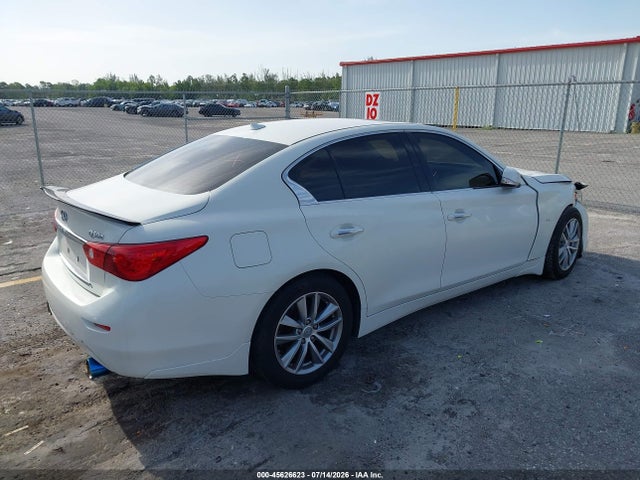 45626623 :رقم المزاد ، JN1BV7AP1EM689273 vin ، 2014 Infiniti Q50 مزاد بيع