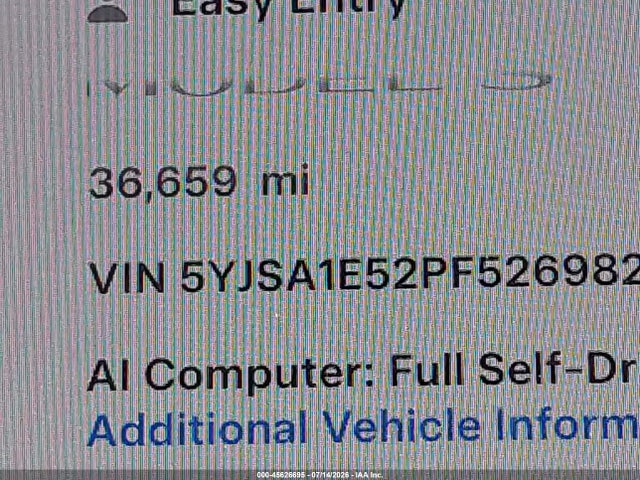 Aukcja sprzedaży 2023 Tesla Model S, vin: 5YJSA1E52PF526982, numer aukcji: 45626695